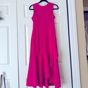 Calvin klein ruffle midi shift